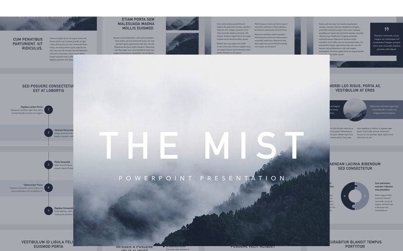 The Mist PowerPoint template