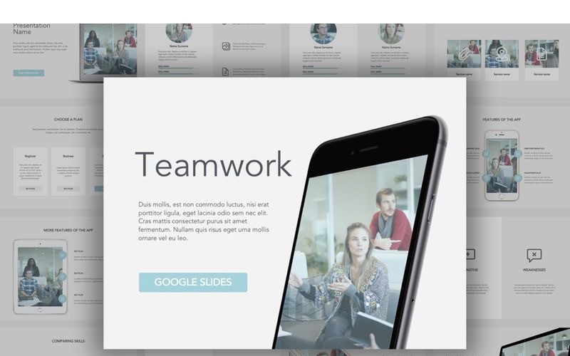 Trabalho em equipe Apresentações Google