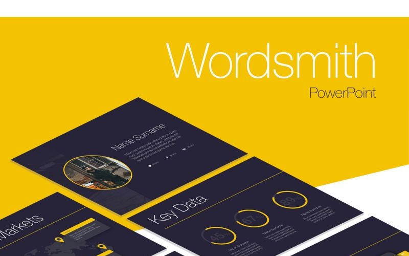 Wordsmith PowerPoint模板