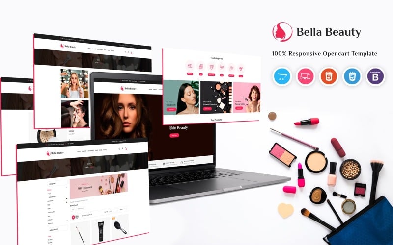 Bella Beauty - Modèle OpenCart