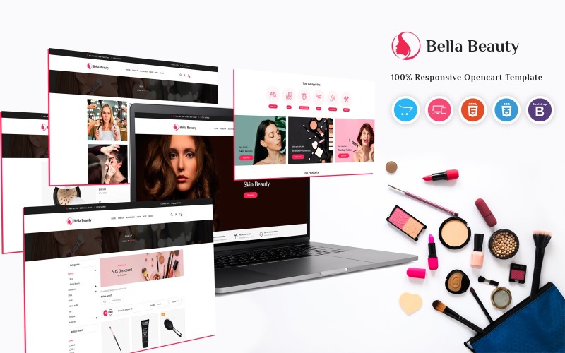 Bella Beauty - Шаблон OpenCart