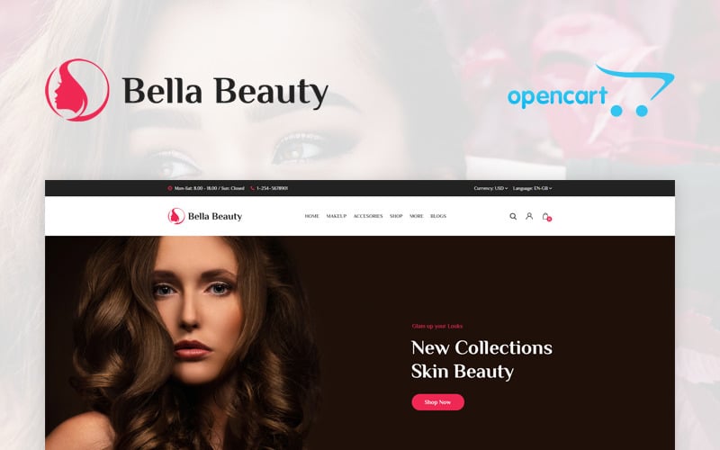 белла отзывчивый шаблон opencart