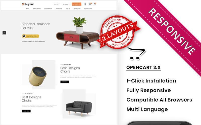 Comprador - O modelo multiuso OpenCart