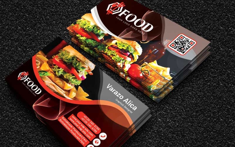 Download Фирменный стиль "Restaurant Business card - Corporate Identity Template" / Restaurant Business card - Corporate Identity Template - Фирменный стиль на тему графика burger business card chef coffee corporate creative dj drink dvd fast food flyer modern night party photography pizza restaurant business