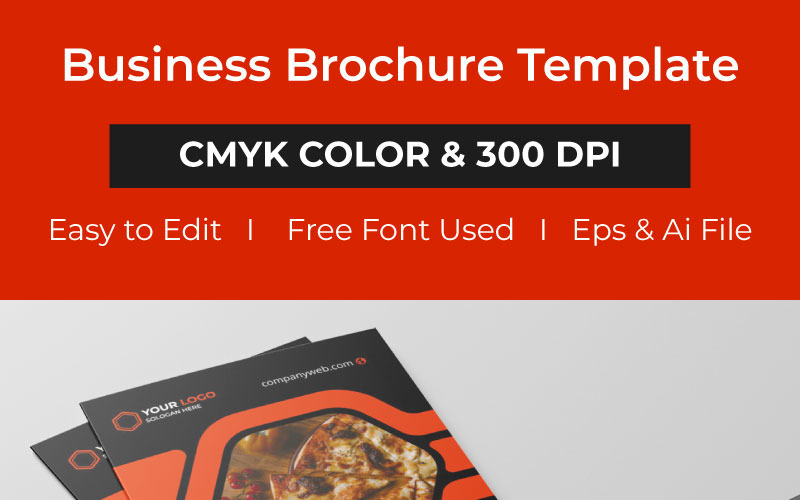 Download Фирменный стиль "Restaurant tri fold brochure - Corporate Identity Template" / Restaurant tri fold brochure - Corporate Identity Template - Фирменный стиль на тему графика brochure restaurant tri-fold brochure menu flyer poster cover design template template layout leaflet color promotion catalog bi-fold document trifold bifold