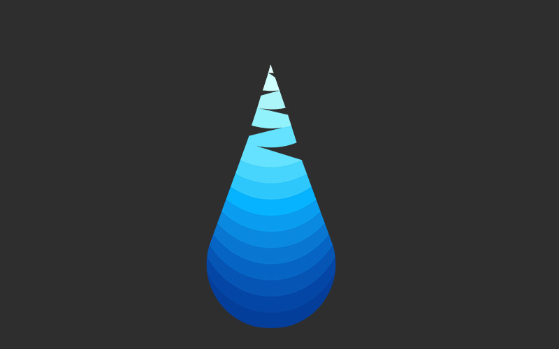 Download Шаблон логотипа "Blue Drop Logo Template" / Blue Drop Logo Template - Шаблон логотипа на тему графика aqua,aquatic,black,blue,drop,droplet,eco,energy,environment,fluid,fuel,gas,gasoline,heating,hydro,maintenance,ocean,oil,petroleum,water