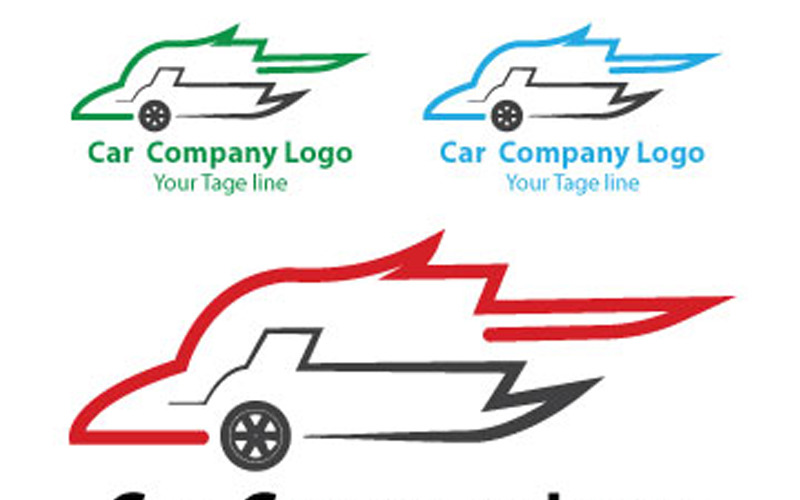 Download Шаблон логотипа "Car Design Logo Template" / Car Design Logo Template - Шаблон логотипа на тему графика auto automobile automotive black car logo shop corporate dealer design elegant flat future line lines mechanic motor professional race racing