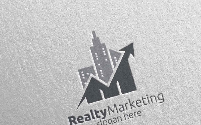 Download Шаблон логотипа "Realty Marketing Financial Advisor Design 43 Logo Template" / Realty Marketing Financial Advisor Design 43 Logo Template - Шаблон логотипа на тему графика marketing logo advisor consulting financial arrow data invest success infinity management chart graph trading market optimization analysis statistics up realty
