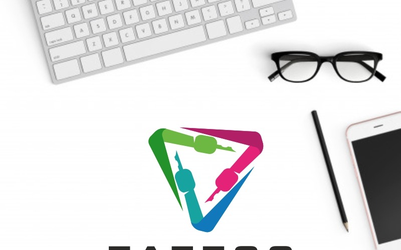 Download Шаблон логотипа "Tattoo Logo Template" / Tattoo Logo Template - Шаблон логотипа на тему графика business logo company creative design template logotype premium print ready professional red simple style swastika symbol tattoo shop web