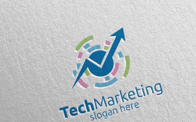 Download Шаблон логотипа "Tech Marketing Financial Advisor Design 42 Logo Template" / Tech Marketing Financial Advisor Design 42 Logo Template - Шаблон логотипа на тему графика marketing logo advisor consulting financial arrow data invest success infinity management chart graph trading market optimization analysis statistics up tech