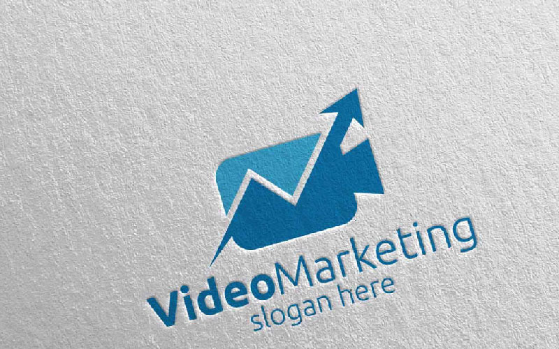 Download Шаблон логотипа "Video Marketing Financial Advisor Design 40 Logo Template" / Video Marketing Financial Advisor Design 40 Logo Template - Шаблон логотипа на тему графика marketing logo advisor consulting financial arrow data invest success infinity management chart graph trading market optimization analysis statistics up video