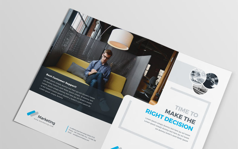 Download Фирменный стиль "Black Color Business Bi-Fold - Corporate Identity Template" / Black Color Business Bi-Fold - Corporate Identity Template - Фирменный стиль на тему графика corporate bi-fold printing bundle flyer postcard bifold brochure trifold giftcard resume presentation folder bifold creative corporate id studio photo multimedia