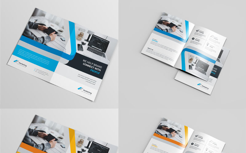 Download Фирменный стиль "Green Color Business Bi-Fold - Corporate Identity Template" / Green Color Business Bi-Fold - Corporate Identity Template - Фирменный стиль на тему графика corporate bi-fold printing bundle flyer postcard bifold brochure trifold giftcard resume presentation folder bifold creative corporate id studio photo multimedia