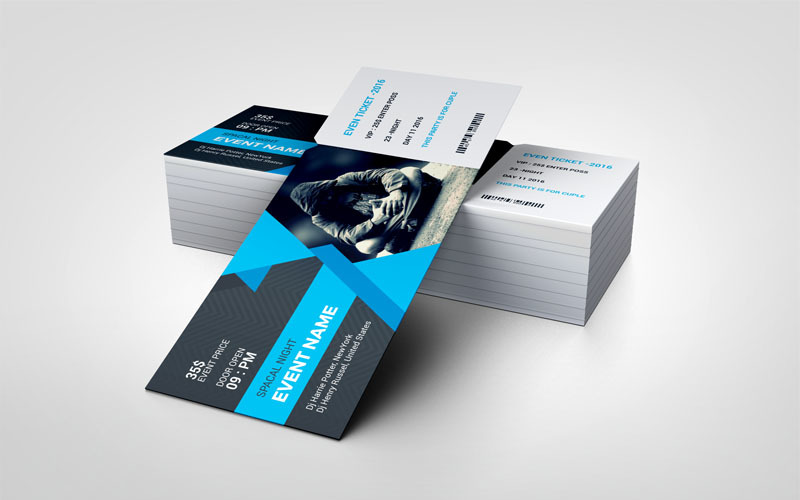 Download Фирменный стиль "Green Color Event Ticket - Corporate Identity Template" / Green Color Event Ticket - Corporate Identity Template - Фирменный стиль на тему графика corporate event ticket printing bundle flyer postcard trifold creative corporate web hi-quality studio