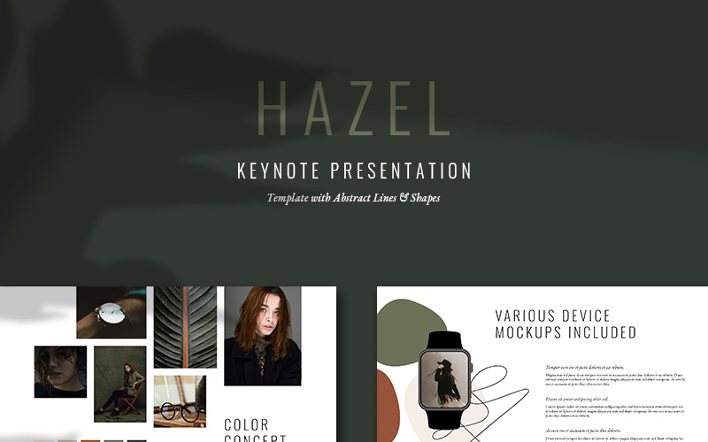 HAZEL - шаблон Keynote