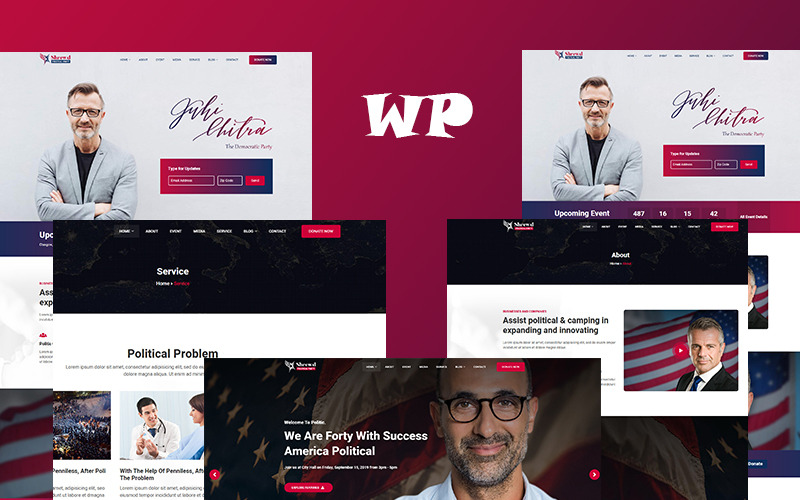 精明 - 政治响应 WordPress 主题