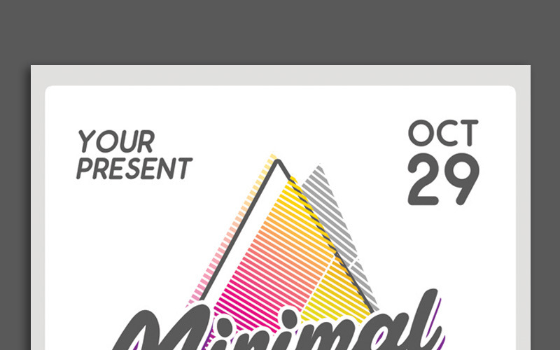 Download Фирменный стиль "Minimal Party Flyer - Corporate Identity Template" / Minimal Party Flyer - Corporate Identity Template - Фирменный стиль на тему графика abstract album clean club flyer design electro forest future futuristic geometric geometry house minimal party minimalist minimalistic modern post pure