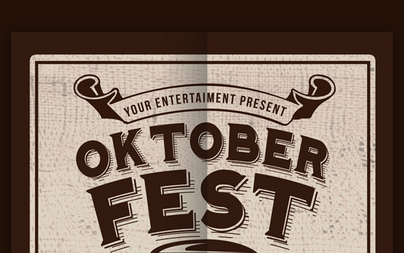 Oktober Fest Beer Party - Huisstijl sjabloon