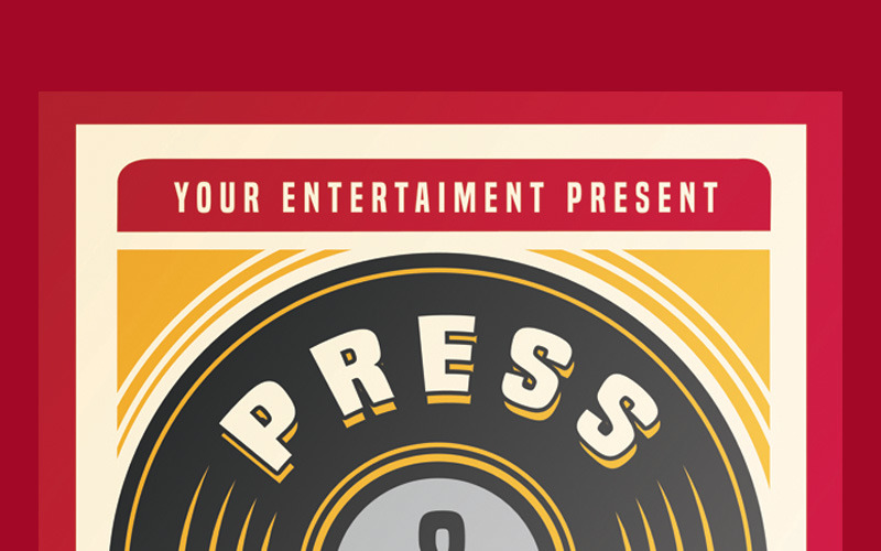 Download Фирменный стиль "Party Club DJ Concert Flyer and Poster - Corporate Identity Template" / Party Club DJ Concert Flyer and Poster - Corporate Identity Template - Фирменный стиль на тему графика alternative design dj flyer event insignia london mix new entry oasis old store style photo vinyl play records remix retro