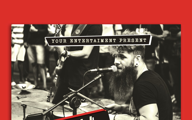 Download Фирменный стиль "Punk Rock Concert - Corporate Identity Template" / Punk Rock Concert - Corporate Identity Template - Фирменный стиль на тему графика anarchy classic concert fest festival flyer gig grunge ilustration indie live mohawk music old paper punk rock punkers retro show