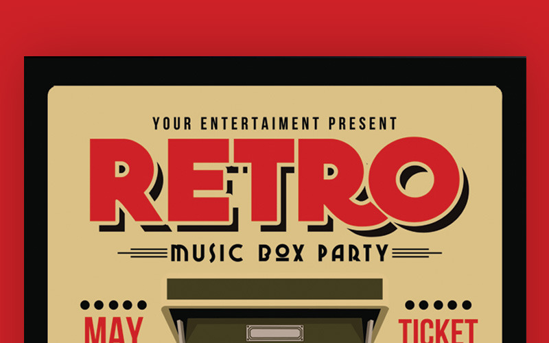 Download Retro Music Box Party - Corporate Identity Template.