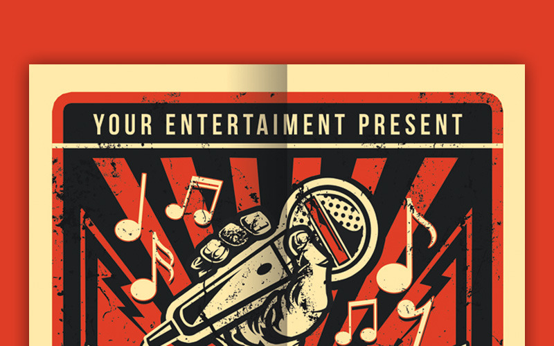 Download Фирменный стиль "Rock Voice Concert - Corporate Identity Template" / Rock Voice Concert - Corporate Identity Template - Фирменный стиль на тему графика alternative band classic rock club concert event fender festival flyer folk gig grunge guitar hard headstock indie jam session live