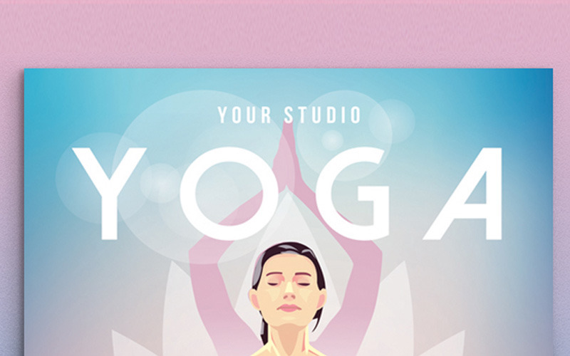 Download Фирменный стиль "Yoga Flyer Poster - Corporate Identity Template" / Yoga Flyer Poster - Corporate Identity Template - Фирменный стиль на тему графика balance beautiful calm class classes double exposure energy flyer girl green healing health hindu karma meditation modern natural nature oriental