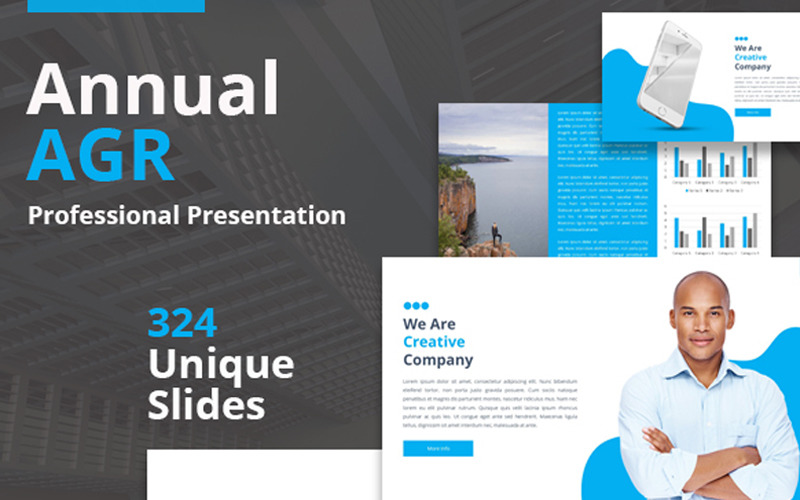 Annual AGR PowerPoint template