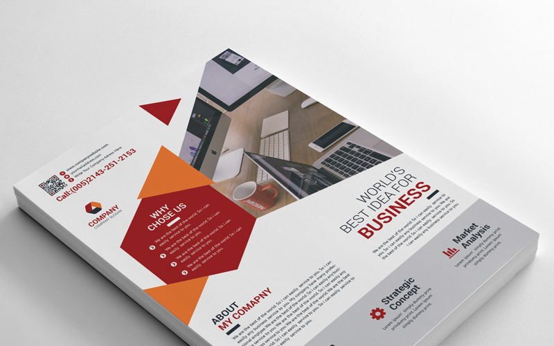 Download Фирменный стиль "Business Flyer - Corporate Identity Template" / Business Flyer - Corporate Identity Template - Фирменный стиль на тему графика flyer corporate liflet computer internet stationery poster id kit blue hi-quality official sample business logo professional modern art standard creative