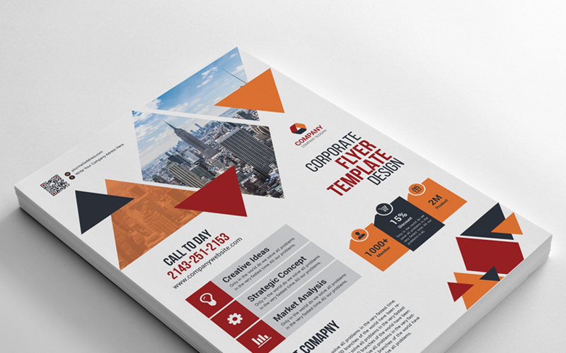 Download Фирменный стиль "Business Flyer - Corporate Identity Template" / Business Flyer - Corporate Identity Template - Фирменный стиль на тему графика psd flyer corporate liflet computer internet stationery poster id kit blue hi-quality official sample business logo professional modern art standard