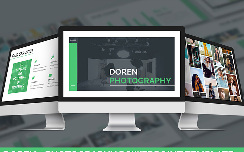 Doren - modelo de PowerPoint de fotografia