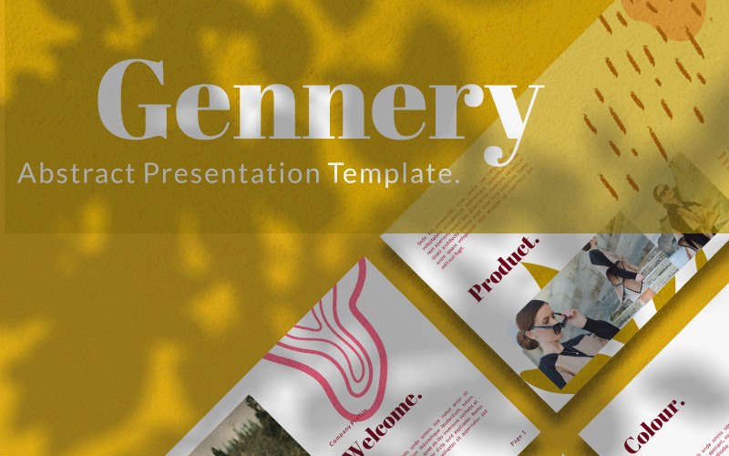 Gennery шаблон PowerPoint