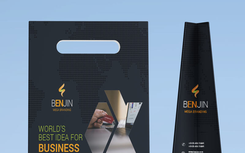 Download Фирменный стиль "MEGA Shopping Bag - Corporate Identity Template" / MEGA Shopping Bag - Corporate Identity Template - Фирменный стиль на тему графика bag design pack packaging template paper plastic shopping tots