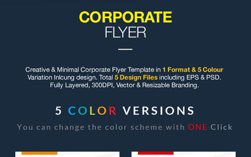Download Фирменный стиль "Minimal Business Flyer - Corporate Identity Template" / Minimal Business Flyer - Corporate Identity Template - Фирменный стиль на тему графика abstract,art,artistic,building,computer,corporate,graph,graphic,hi-quality,kit,internet,logo,modern,multimedia,official,photo,play,minimal,yellow,red