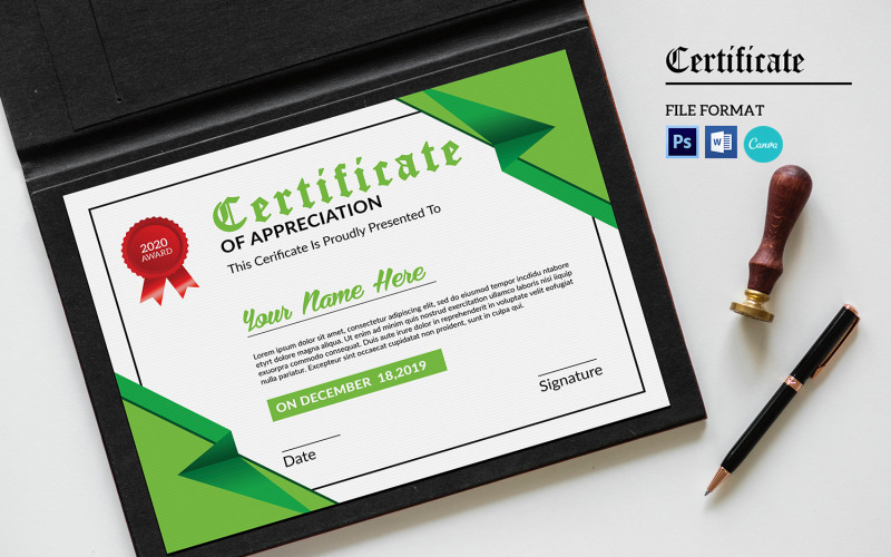 Multipurpose Printable Certificate Template - TemplateMonster