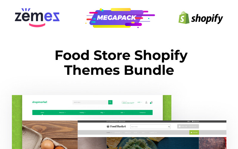 shopify темы для еды shopify тема