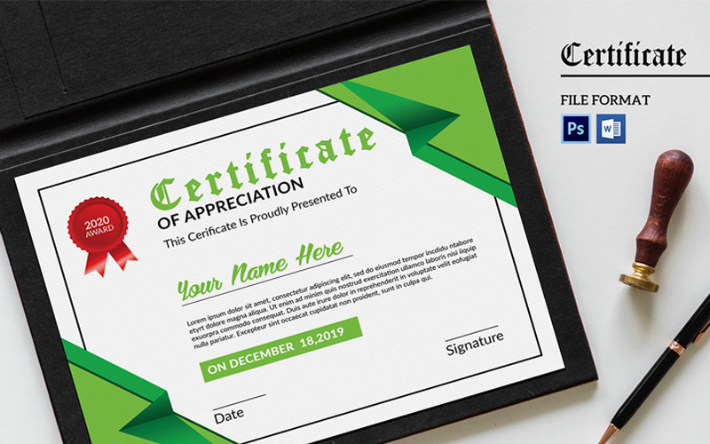 Download Шаблон сертификата "Sistec Certificate Template" / Sistec Certificate Template - Шаблон сертификата на тему графика certificate,template,appreciation,award,achievement,printable,editable,completion,academic,college,design,recognition,word