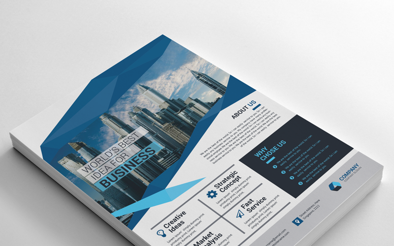 Download Фирменный стиль "Business Flyer - Corporate Identity Template" / Business Flyer - Corporate Identity Template - Фирменный стиль на тему графика psd a4 business clean complete cover letter creative curriculum vitae cv design doc docx editable employment flexible fresh international job