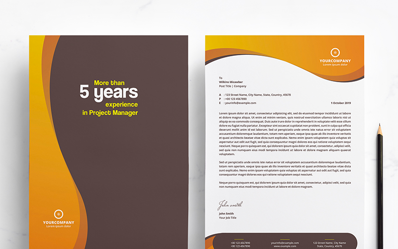 Download Фирменный стиль "Creative Letterhead Front and Back - Corporate Identity Template" / Creative Letterhead Front and Back - Corporate Identity Template - Фирменный стиль на тему графика letterhead,color,advertising,agency,business,company,corporate,creative,letter,letterhead,line,logo,marketing,modern,office,orange