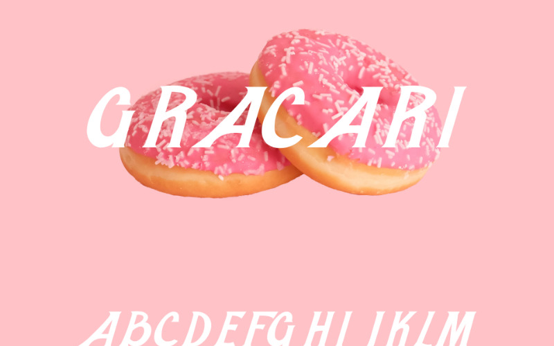 Download Шрифт "GRACARI Font" / GRACARI Font - Шрифт на тему графика font logo business presentation brand modern