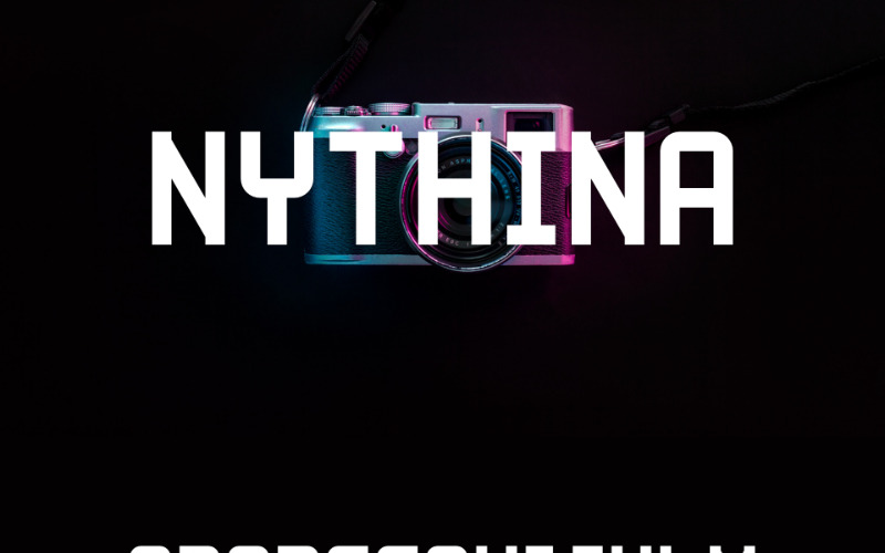 Download Шрифт "NYTHINA Font" / NYTHINA Font - Шрифт на тему графика font presentation logo brand business typography