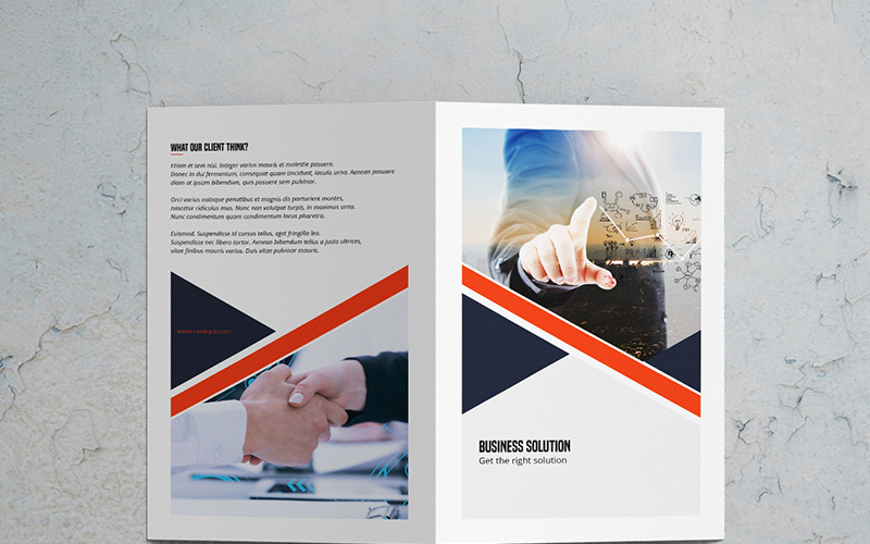 Download Фирменный стиль "Orange Ascend Brochure - Corporate Identity Template" / Orange Ascend Brochure - Corporate Identity Template - Фирменный стиль на тему графика ai template bi-fold bifold brochure business clean creative editable letter size minimal printable psd vector