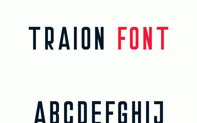 Download Шрифт "TRAION Font" / TRAION Font - Шрифт на тему графика font logo business modern trendy presentation brand