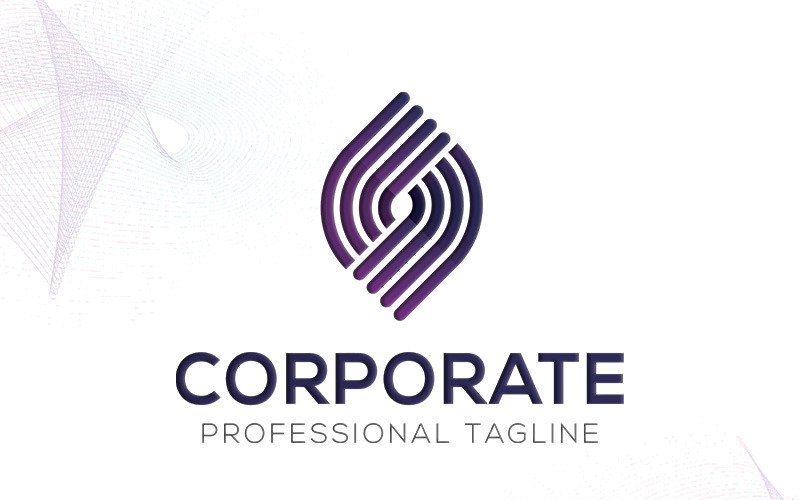Download Шаблон логотипа "Corporate Logo Template" / Corporate Logo Template - Шаблон логотипа на тему графика abstract advertising agency brand branding business community logo company connection consultant consulting corporate flay identity letter logotype media minimal corporate