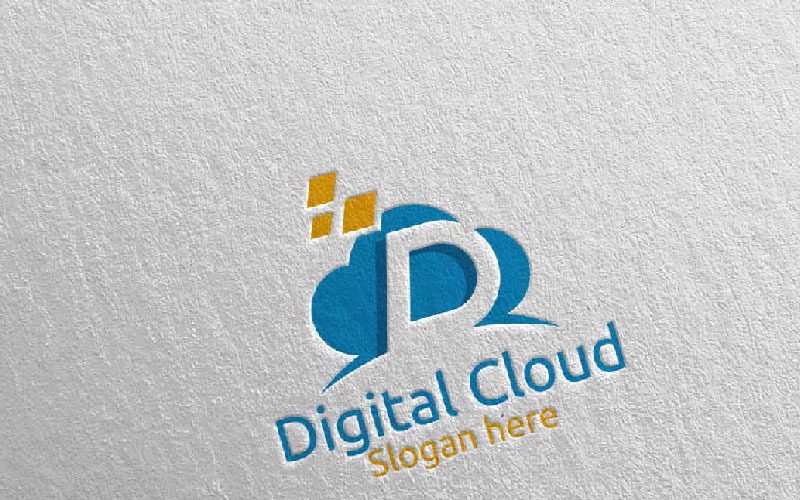 Download Шаблон логотипа "Digital Cloud Letter D for Digital Marketing  76 Logo Template" / Digital Cloud Letter D for Digital Marketing  76 Logo Template - Шаблон логотипа на тему графика marketing logo advisor letter d logotype digital financial invest management chart graph trading up design optimization analysis statistics market cloud