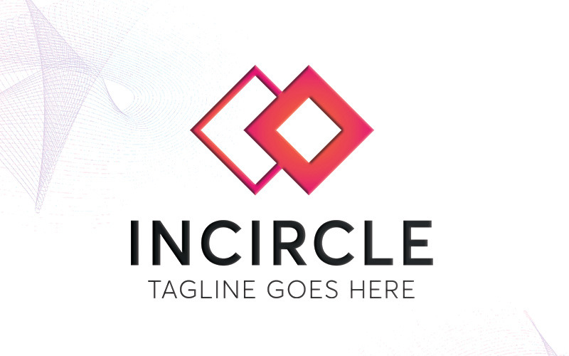 Download Шаблон логотипа "Incircle Logo Template" / Incircle Logo Template - Шаблон логотипа на тему графика agency brand branding circle circles colorful company creative design digital green illustrator it logo new year pixel print ready professional