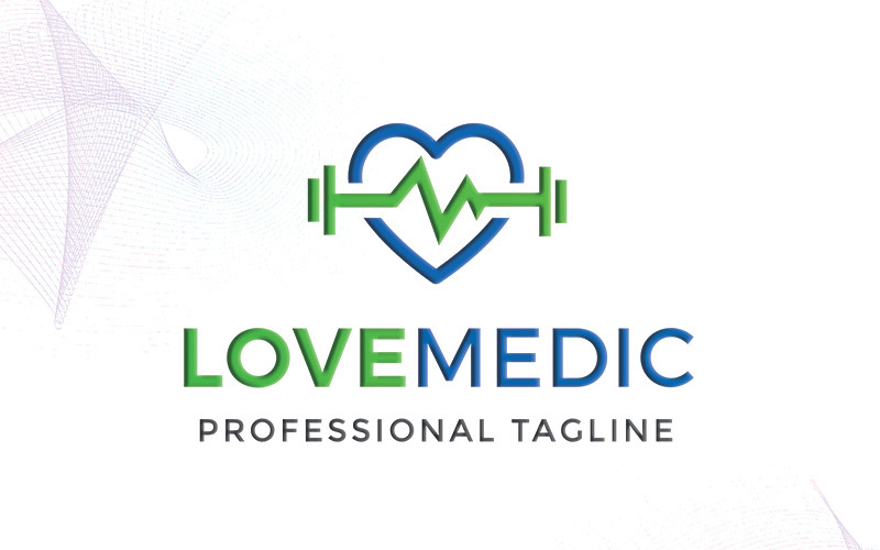 Download Шаблон логотипа "LoveMedic Logo Template" / LoveMedic Logo Template - Шаблон логотипа на тему графика clinic community doctor education forum group heart hospital icon logo love medic medical modern paramedic people plus professional sick simple