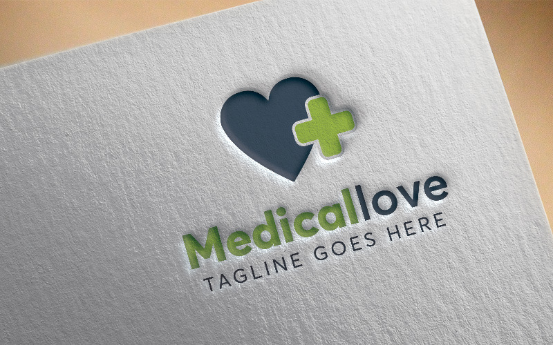 Medicallove шаблон логотипу