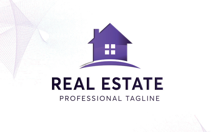 Download Шаблон логотипа "Real Estate Logo Template" / Real Estate Logo Template - Шаблон логотипа на тему графика building city corporate home house logo luxury mortgage professional property real estate realty roof vector