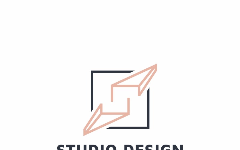 Download Шаблон логотипа "Studio Design S Letter Logo Template" / Studio Design S Letter Logo Template - Шаблон логотипа на тему графика agency blue brand branding business clear company corporate corporative design firm group identity letter modern place print ready resort s